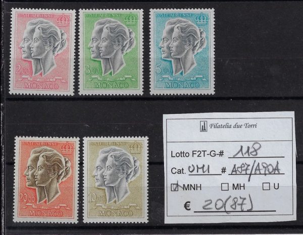1966 Effigi dei Principi Unif A87/A90