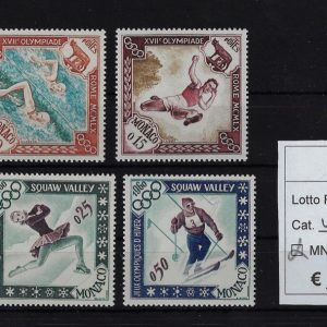 1960 Giochi olimpici Unif 532/537