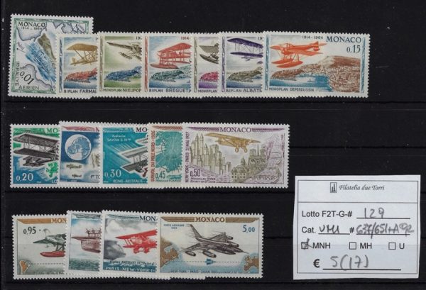 1964 Aerei Unif 637/651 +A92