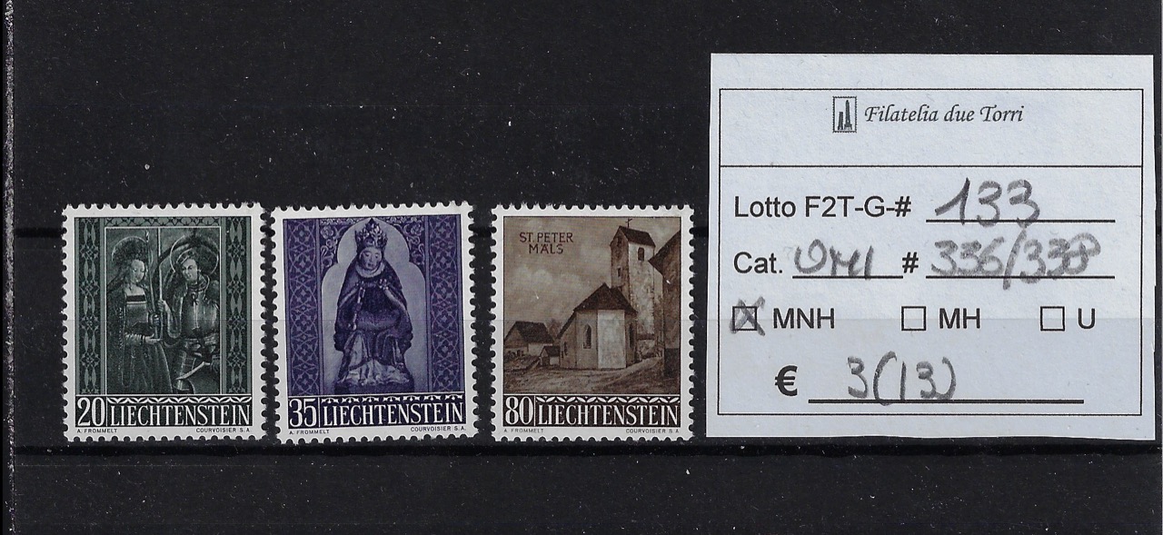 1960 Natale Unif 336/338