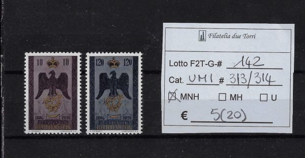 1956 150° Sovranità Unif 313/314