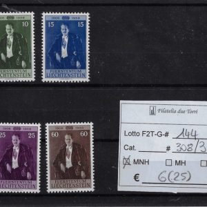 1956 Principe Francesco Giuseppe II Unif 309/312