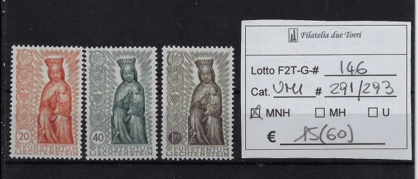 1954 Anno Mariano Unif 291/293