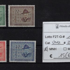 1953 Scoutismo Unif 277/280