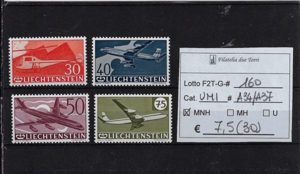 1960 Posta aerea Unif A34/A37