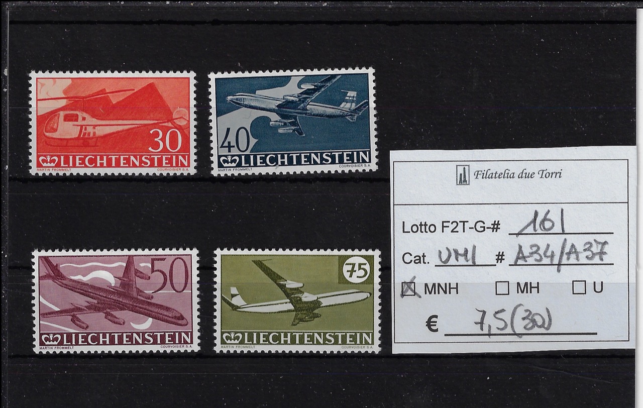 1960 Posta aerea Unif A34/A37