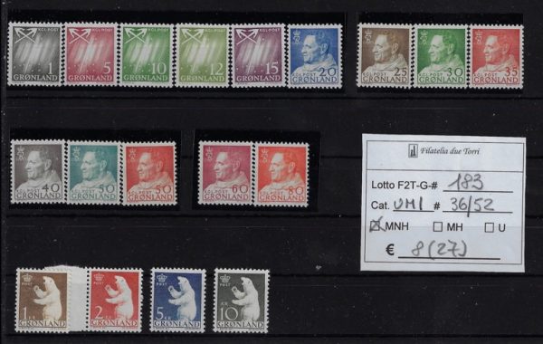 1963 - 1968 Soggetti vari Unif 36/52
