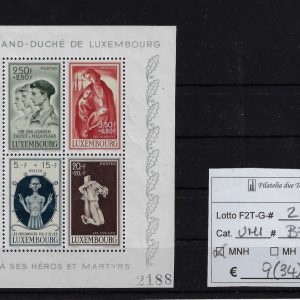 1946 Pro vittime di guerra foglietto Unif BF 5