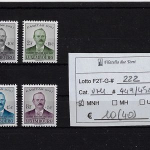 1951 Caritas Unif 449/452