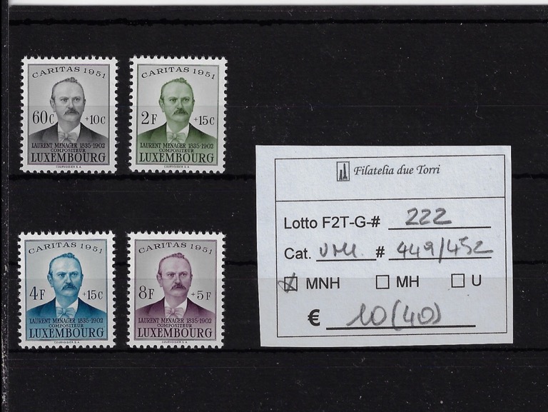 1951 Caritas Unif 449/452