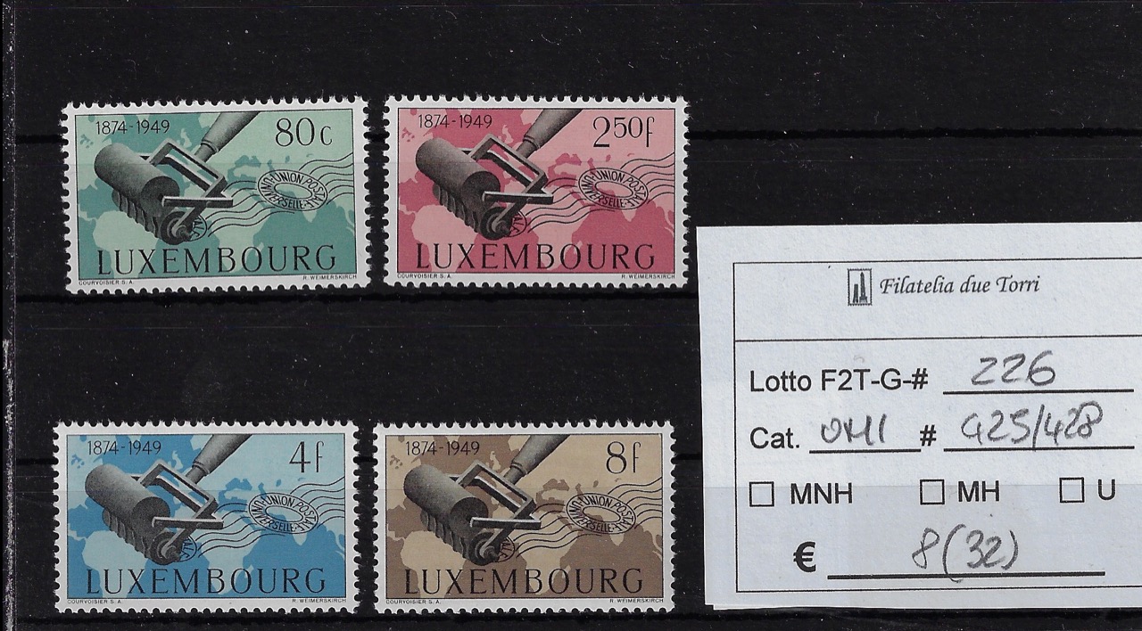 1949 UPU Unif 425/428