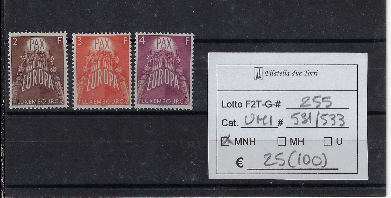 1957 Europa Unif 531/533