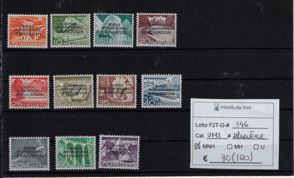 1950 - 1952 Agenzie UN selezione Unif 327-347