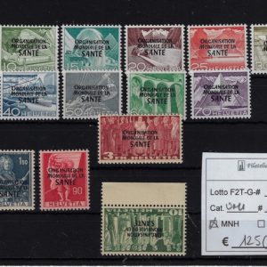 1948 - 1952 Agenzie UN selezione Unif 338-354