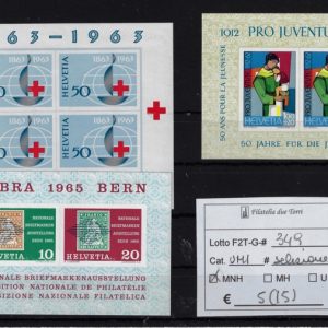 1962 - 1963 Soggetti vari selezione Unif BF18/BF20