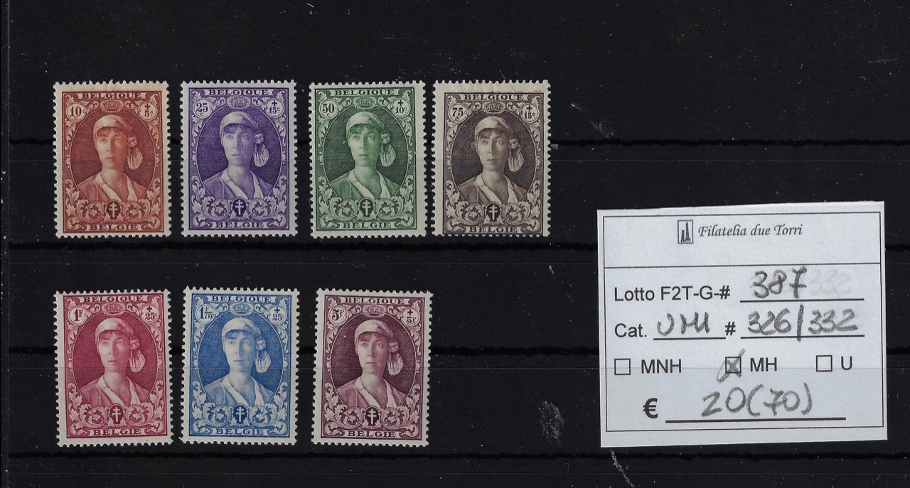 1931 Pro Opere antitubercolari Unif326/332