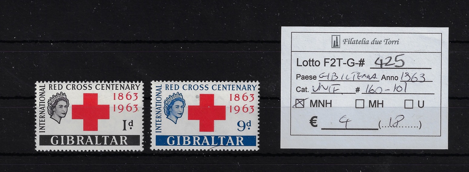 1963 Croce Rossa unif 160/161
