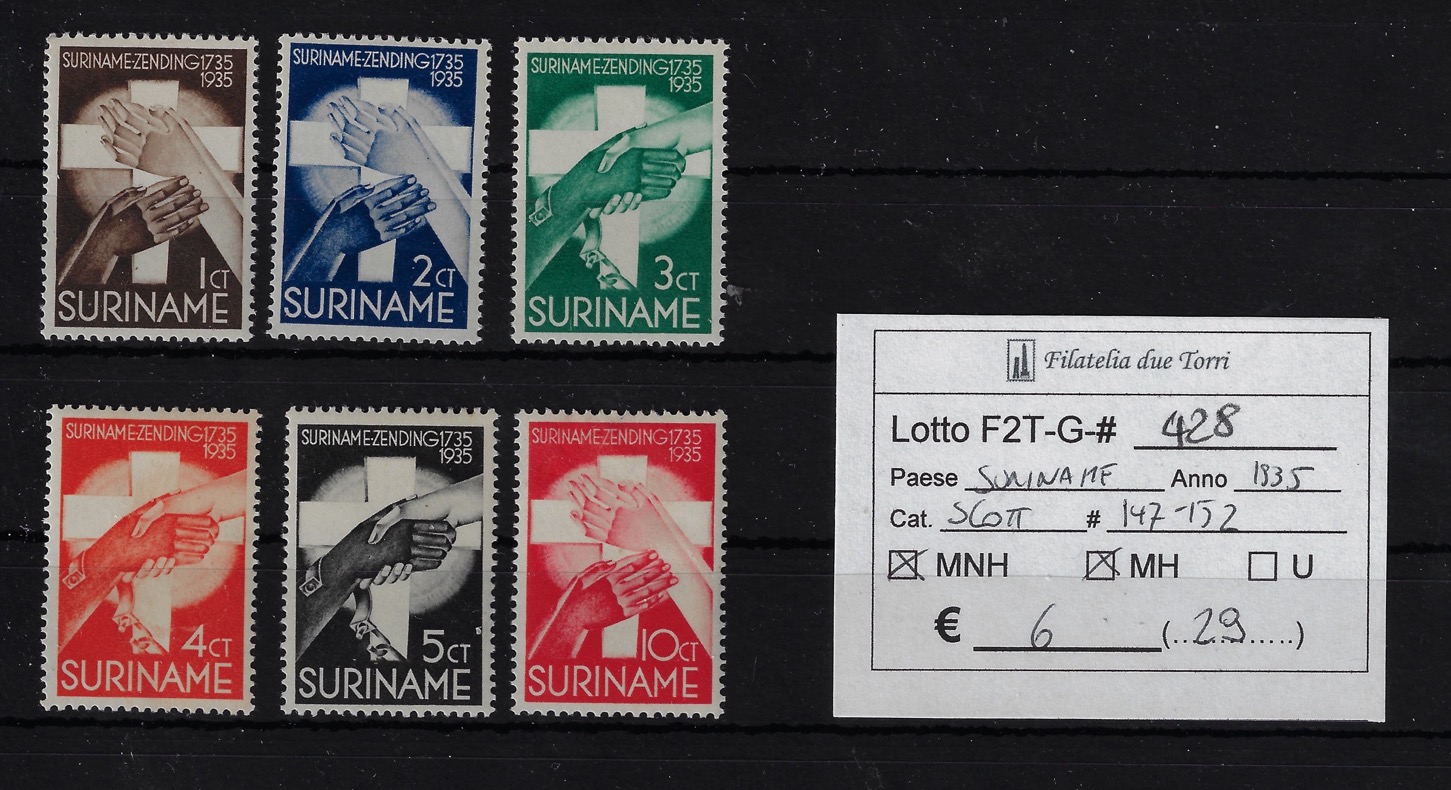 1935 Beneficenza Scott 147/152