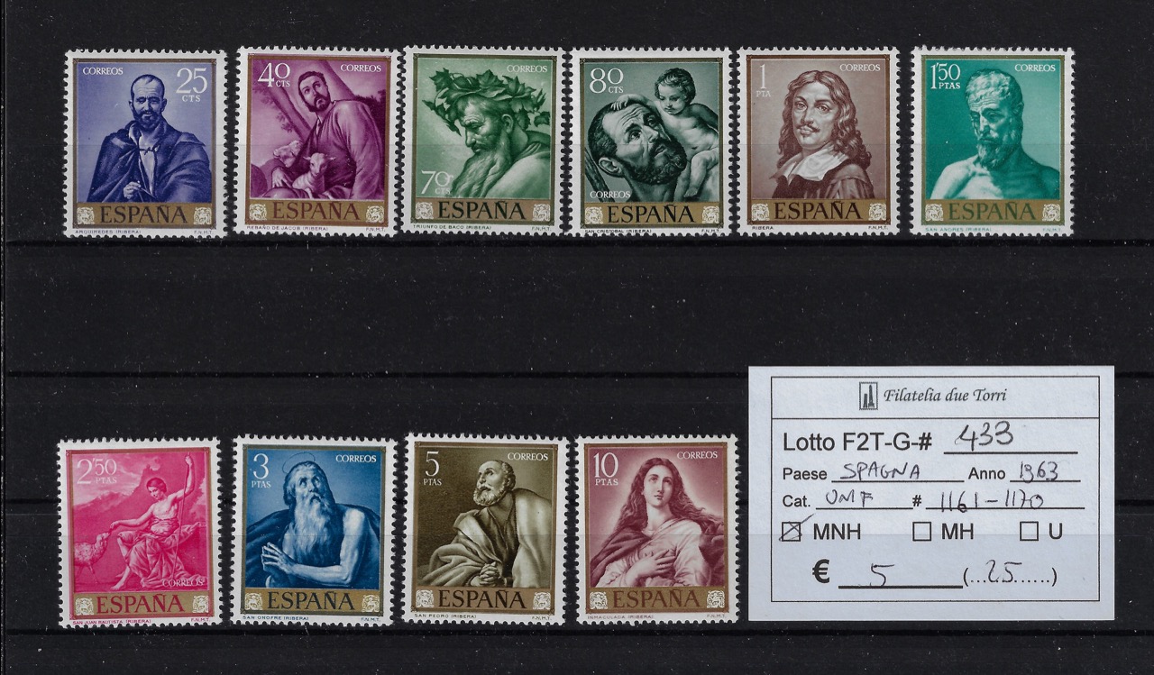1963 Dipinti unif 1161/1170
