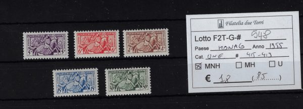 1949 Pro Joventute Unif 415/419