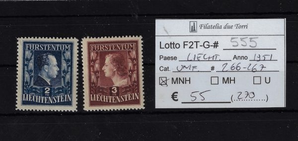 1951 Personaggi famosi Unif 266/267