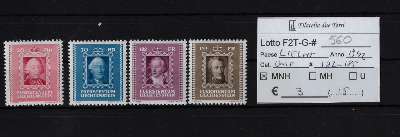 1942 Personaggi famosi Unif 182/185