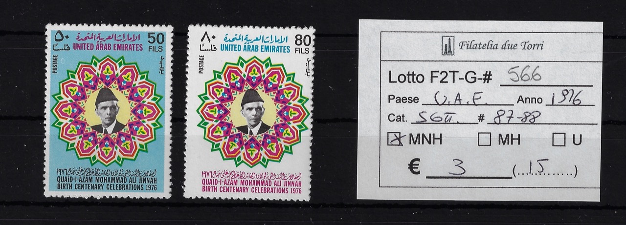 1976 Celebrazioni Quaid I Azan Scott 87/88