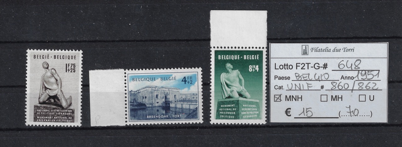 1951 Prigionieri politici Unif 860/862