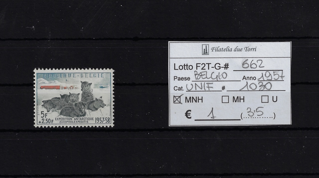 1957 Spedizione antartica Unif 1030