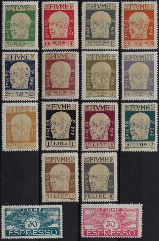 1920 Effigie D'Annunzio