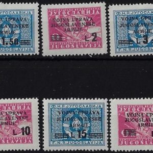 1947 Soprastampati Jugoslavia