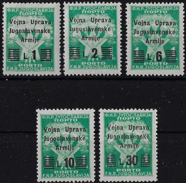 1947 Soprastampati Jugoslavia - immagine 2