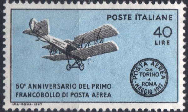1967 50° Primo francobollo posta aerea - immagine 2