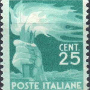 1945 25 centesimi Democratica