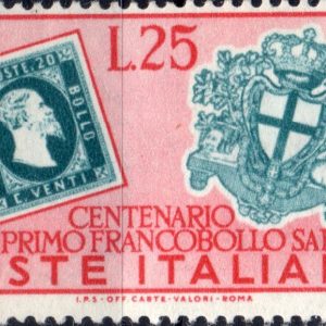 1951 £ 25 Francobolli di Sardegna