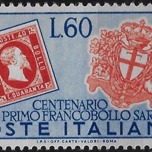 1951 60 £ Francobolli di Sardegna