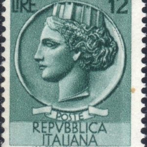 1953 12 £ Siracusana Ruota