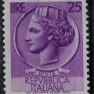 1953 £ 25 Siracusana Ruota