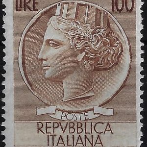 1954 Siracusana £. 100
