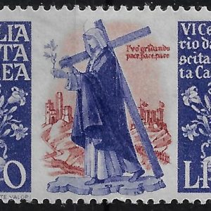 1948 £ 100 S. Caterina da Siena P. Aerea