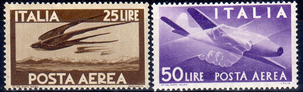 1947 Posta Aerea Democratica