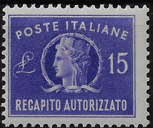 1949 Recapito Autorizzato Turrita £ 15