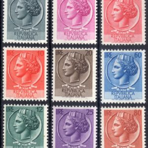 1953 Siracusana Ruota serie completa