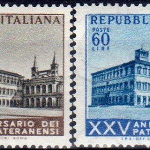1954 Patti Lateranensi serie completa