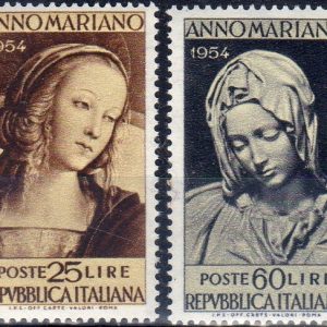 1954 Anno Mariano serie completa