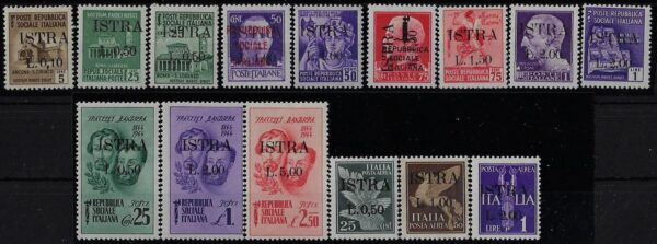 1945 Francobolli italiani Soprastampati - immagine 2