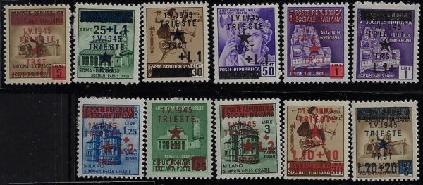 1945 Monumenti Soprastampati - immagine 2