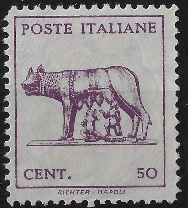 1944 Lupa Capitolina senza fil. - immagine 2