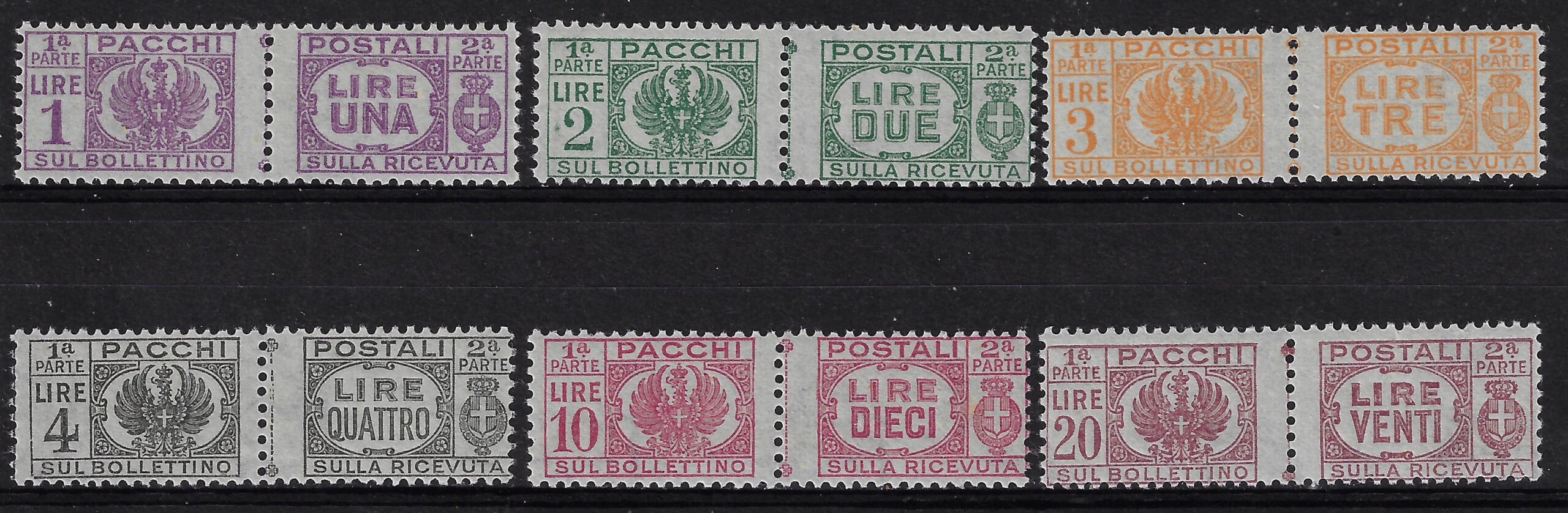 1946 Pacchi postali senza fasci