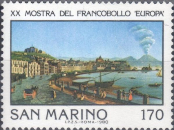 1980 EUROPA 80 - esposizione filatelica di Napoli - immagine 2